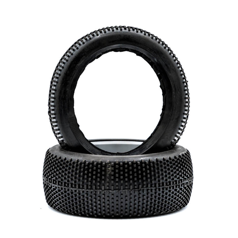 Raw Speed-Super Mini 1:8 Buggy Tire (1pr) w/Foam Insert