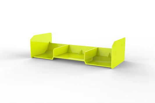 WIRC 100321-1Y Rear High Downforce Wing-Flo Yellow