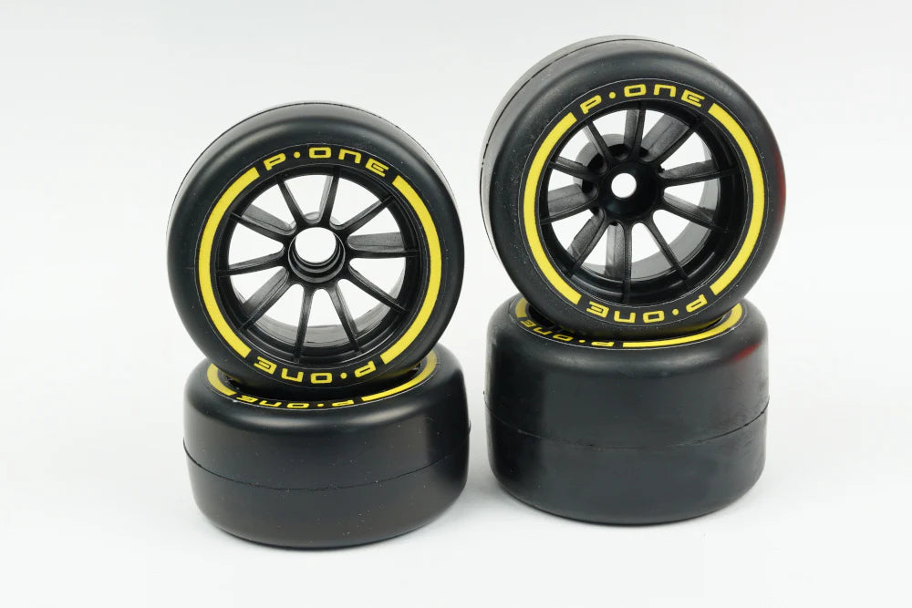 P01 Rubber Tires For Formula F22 1/10 Car