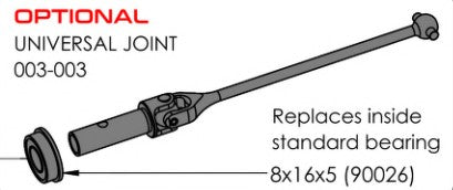 003-003 SBX/GTX Front/Rear Universal Joints (see description below)