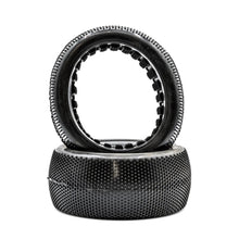 Raw Speed-Super Mini 1:8 Truggy Tire (1pr) w/Foam Inserts