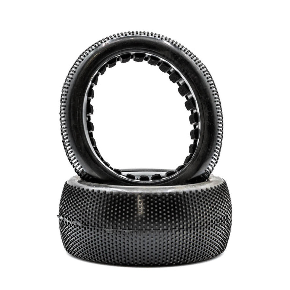 Raw Speed-Super Mini 1:8 Truggy Tire (1pr) w/Foam Inserts