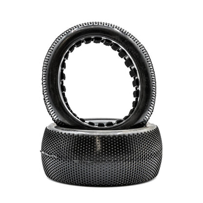 Raw Speed-Super Mini 1:8 Truggy Tire (1pr) w/Foam Inserts