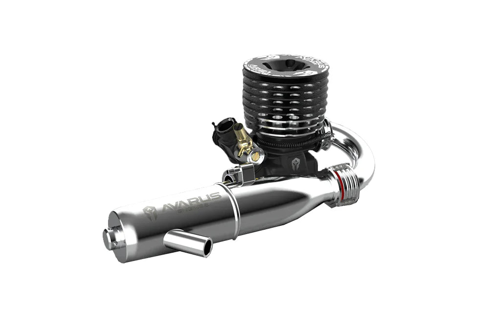 900101-Avarus 1:8 Off Road .21 Engine & Pipe Combo